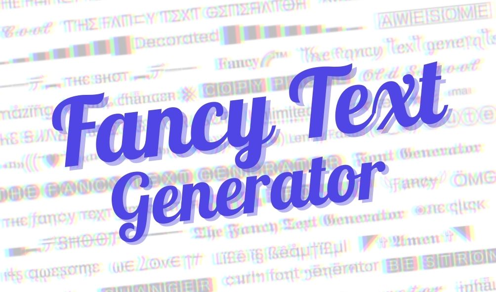 fancy fonts generator free